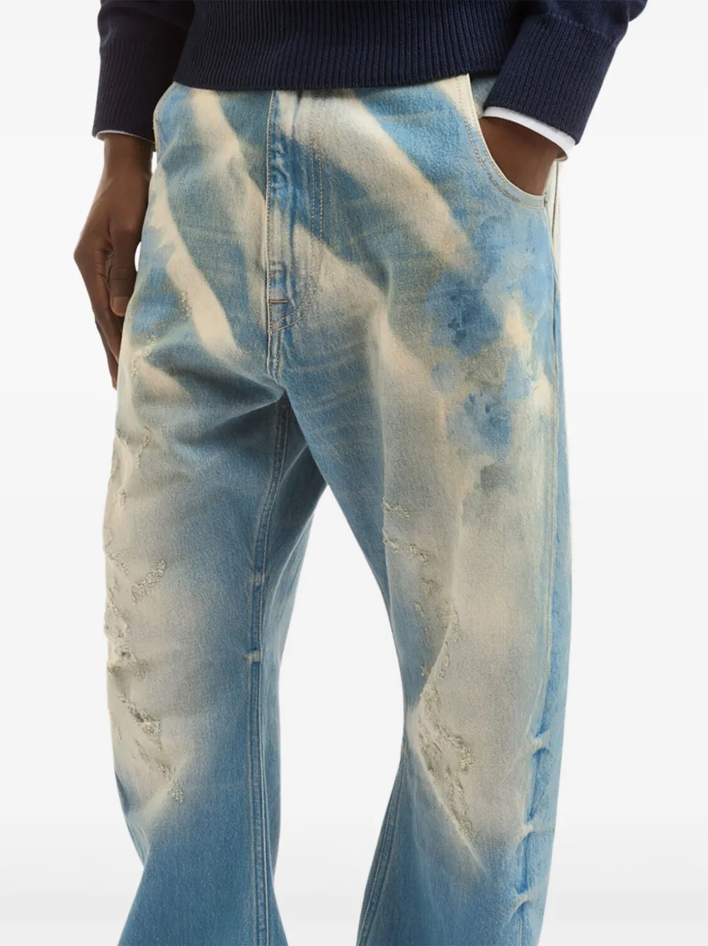 Vivienne Westwood Distressed-effect Jeans In Blue