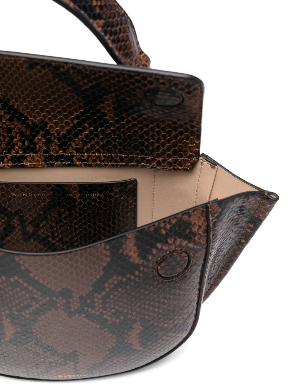 Wandler Hortensia mini-tas Bruin