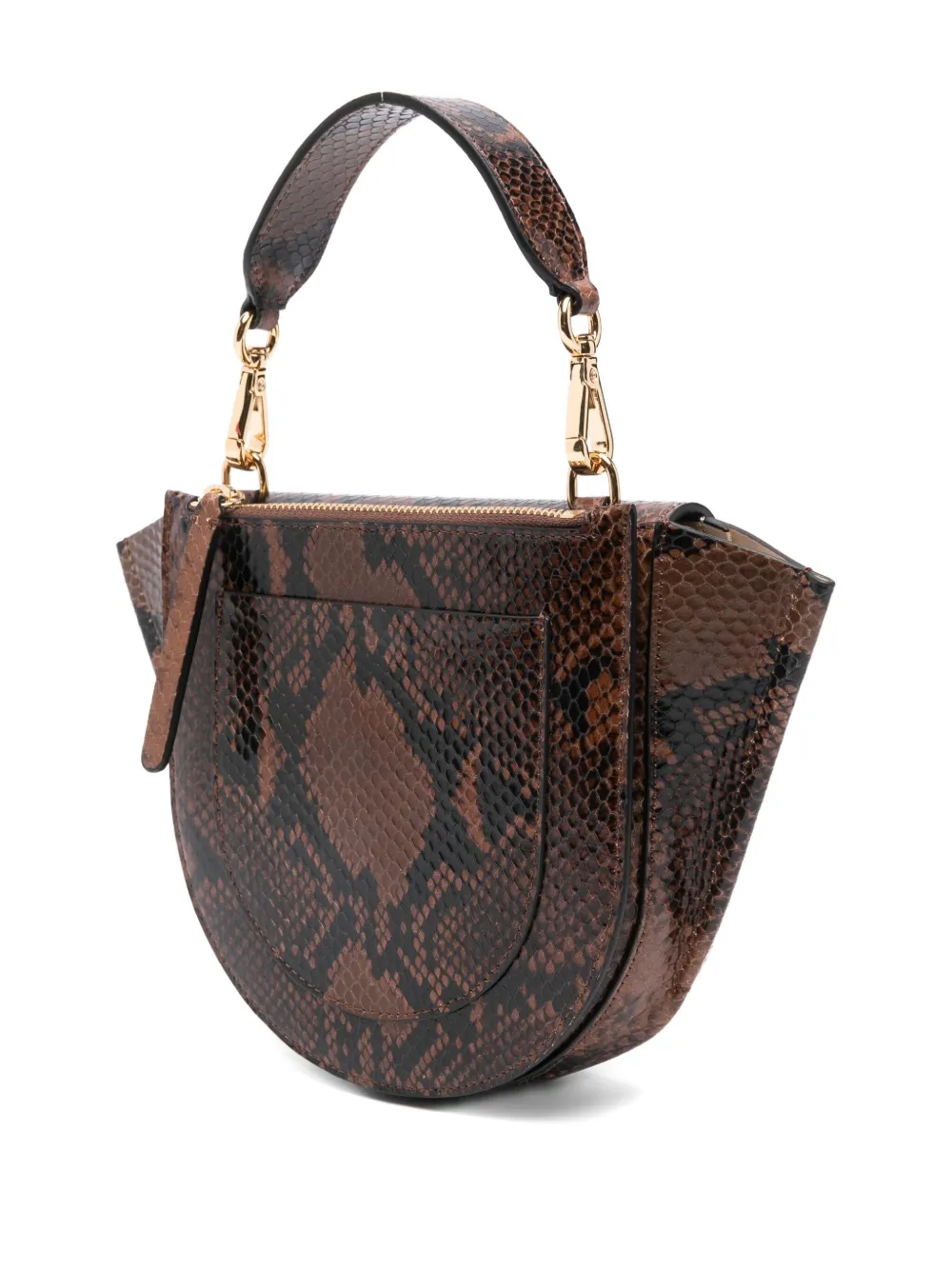 Wandler Hortensia mini-tas Bruin