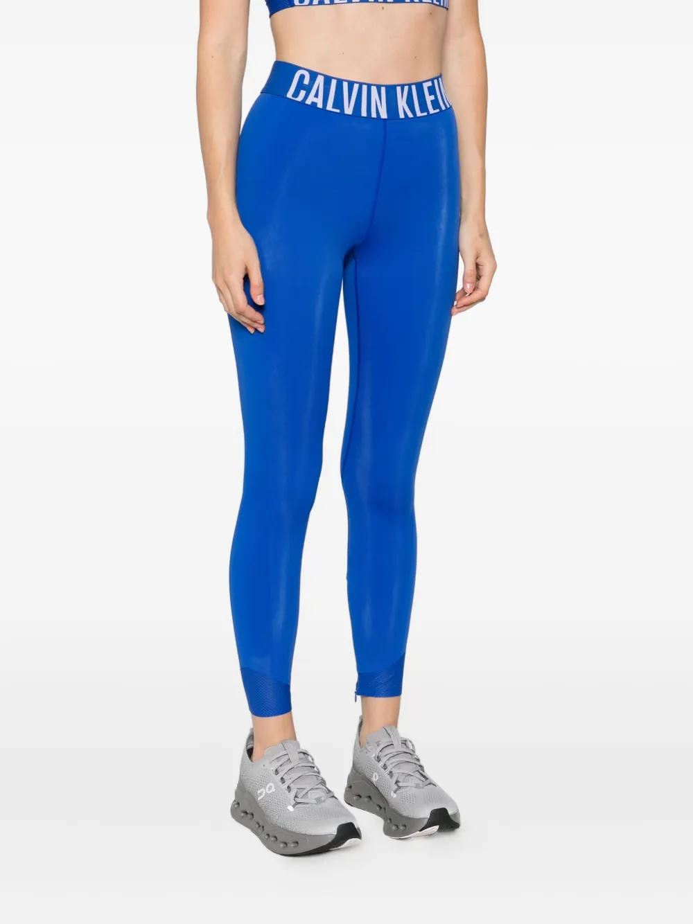 Calvin Klein Legging met logoband Blauw