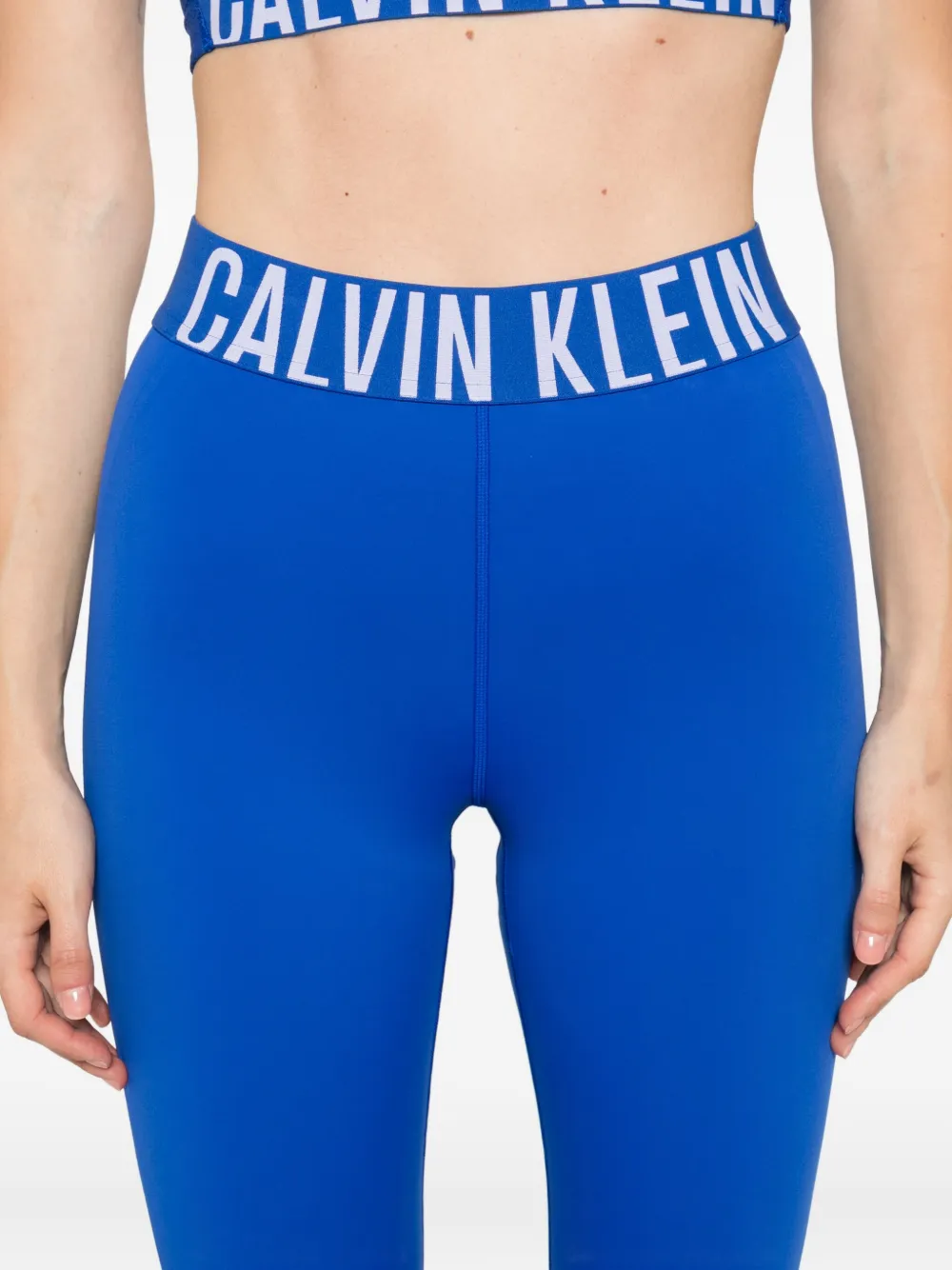 Calvin Klein Legging met logoband Blauw