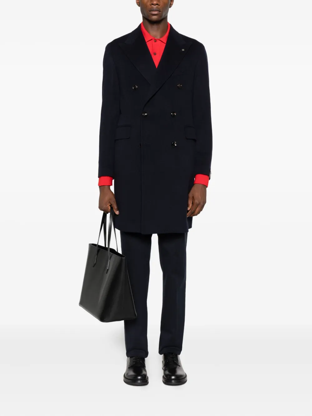 Tagliatore double-breasted cashmere coat | Double Breasted Coats | Image 2