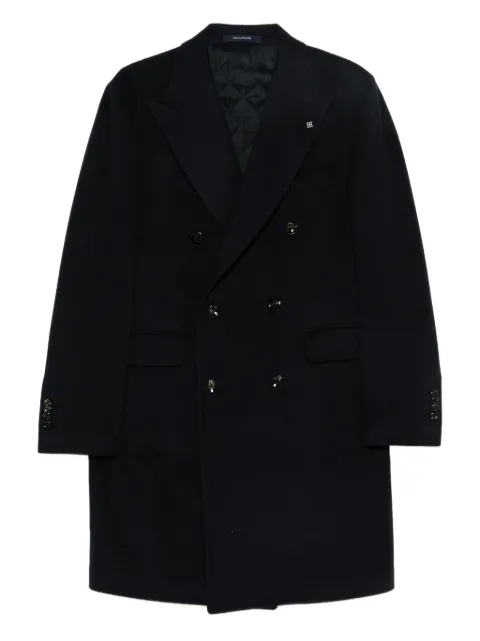 Tagliatore double-breasted cashmere coat