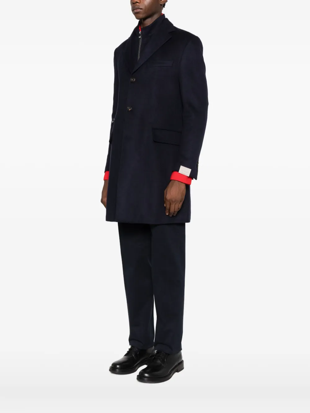 Corneliani Jas met enkele rij knopen Zwart