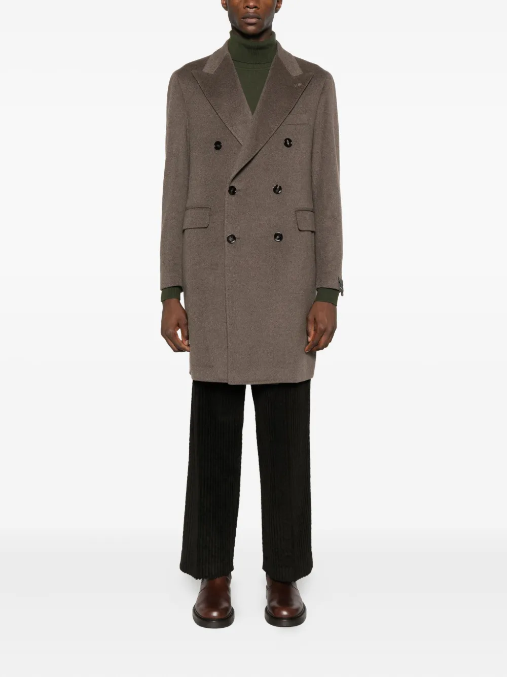 Tagliatore double-breasted cashmere coat | Double Breasted Coats | Image 2