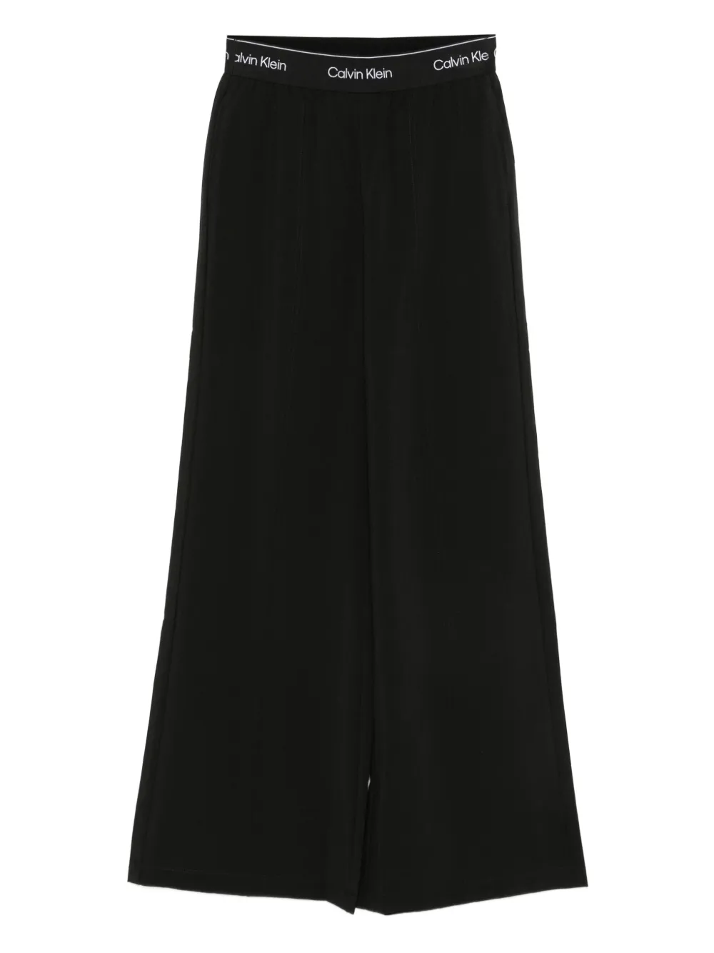 Calvin Klein logo-waistband trousers | Black | Image 1