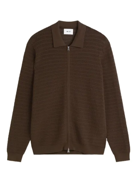 NN07 Gustav zip-up sweater