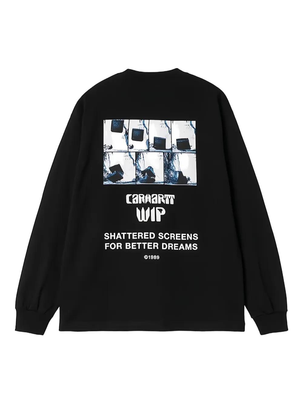Carhartt WIP T-shirt met grafische print en lange mouwen - Zwart