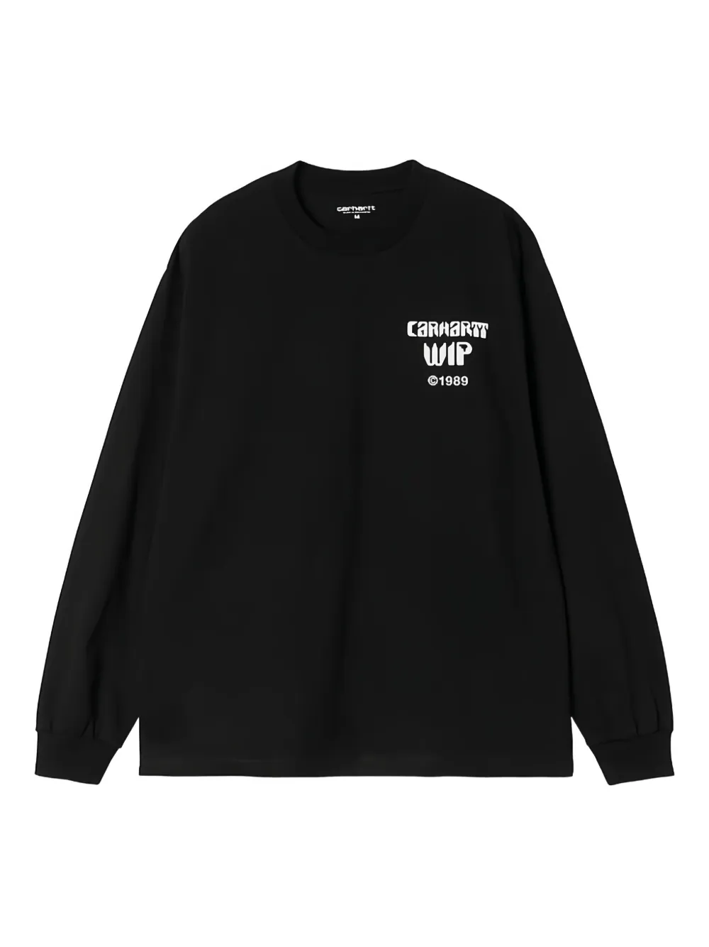 Carhartt WIP long-sleeve graphic-print t-shirt | Black | Image 1
