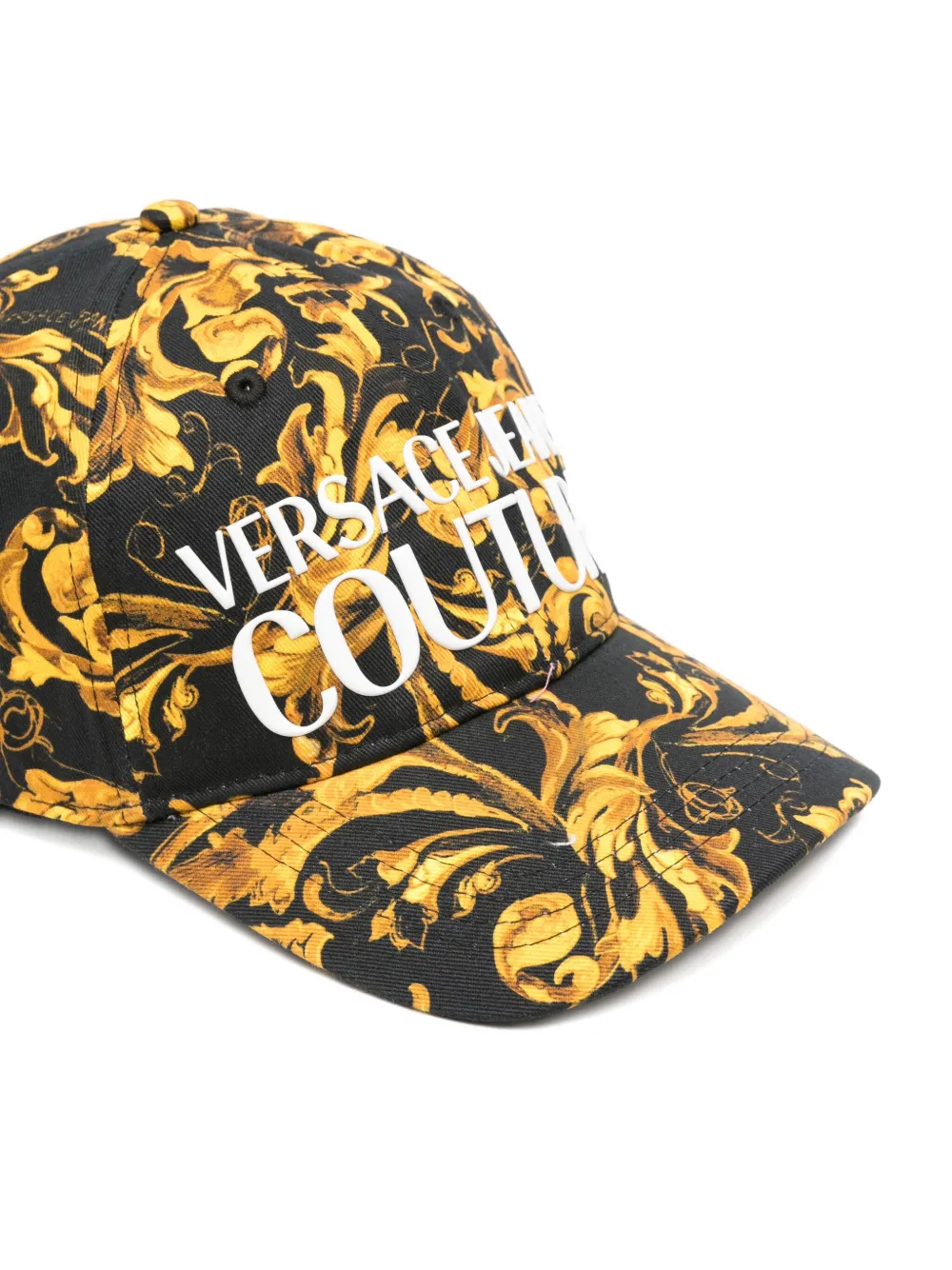 Versace Jeans Couture Baroque-print Baseball Cap In Multi