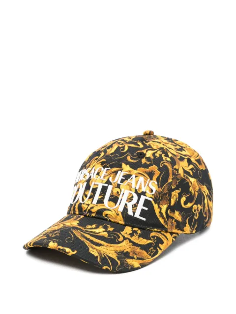 Versace Jeans Couture baroque-print baseball cap
