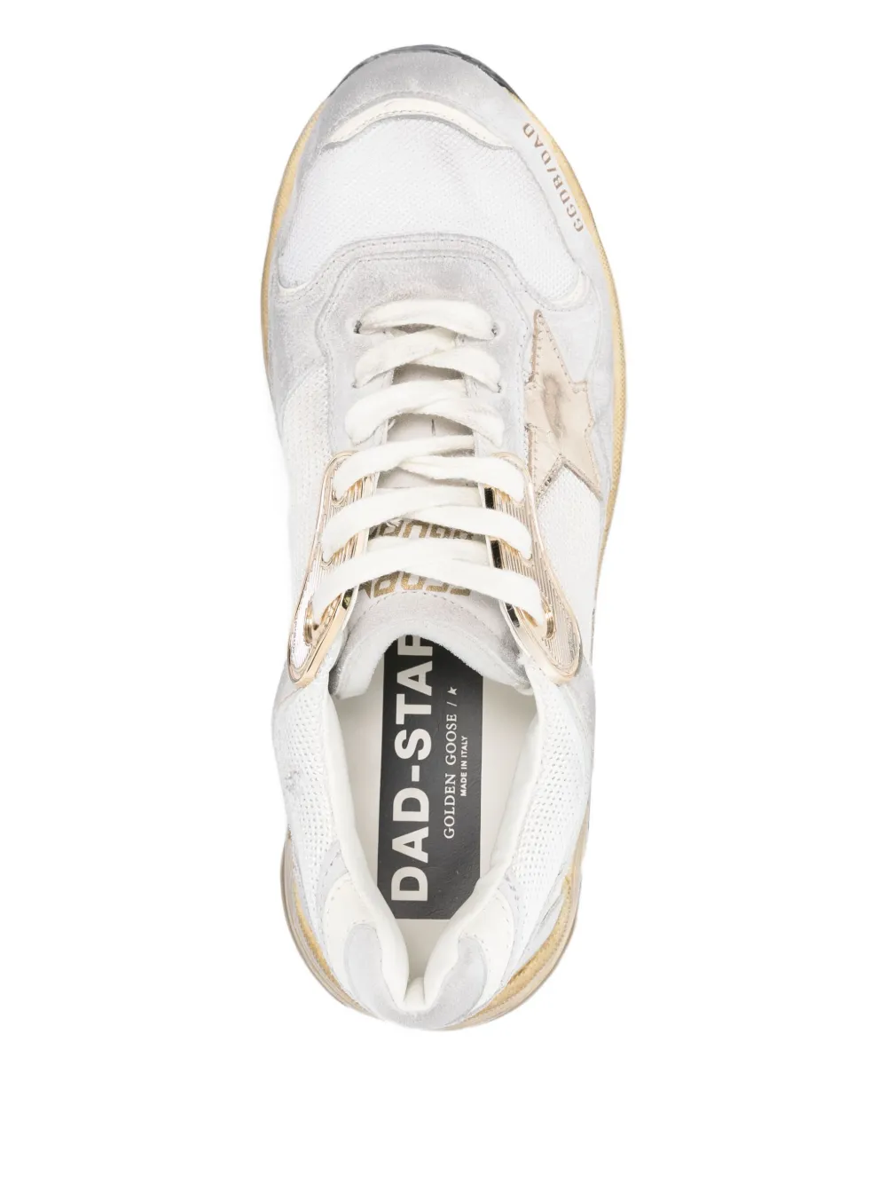 Golden Goose Running Dad Sneakers In Neutral