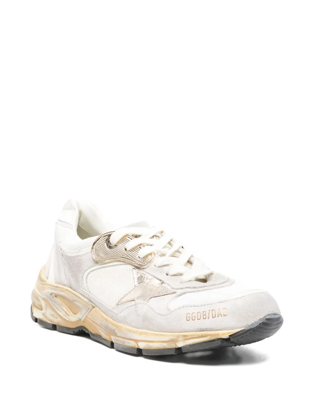 Golden Goose Running Dad Sneakers In Neutral