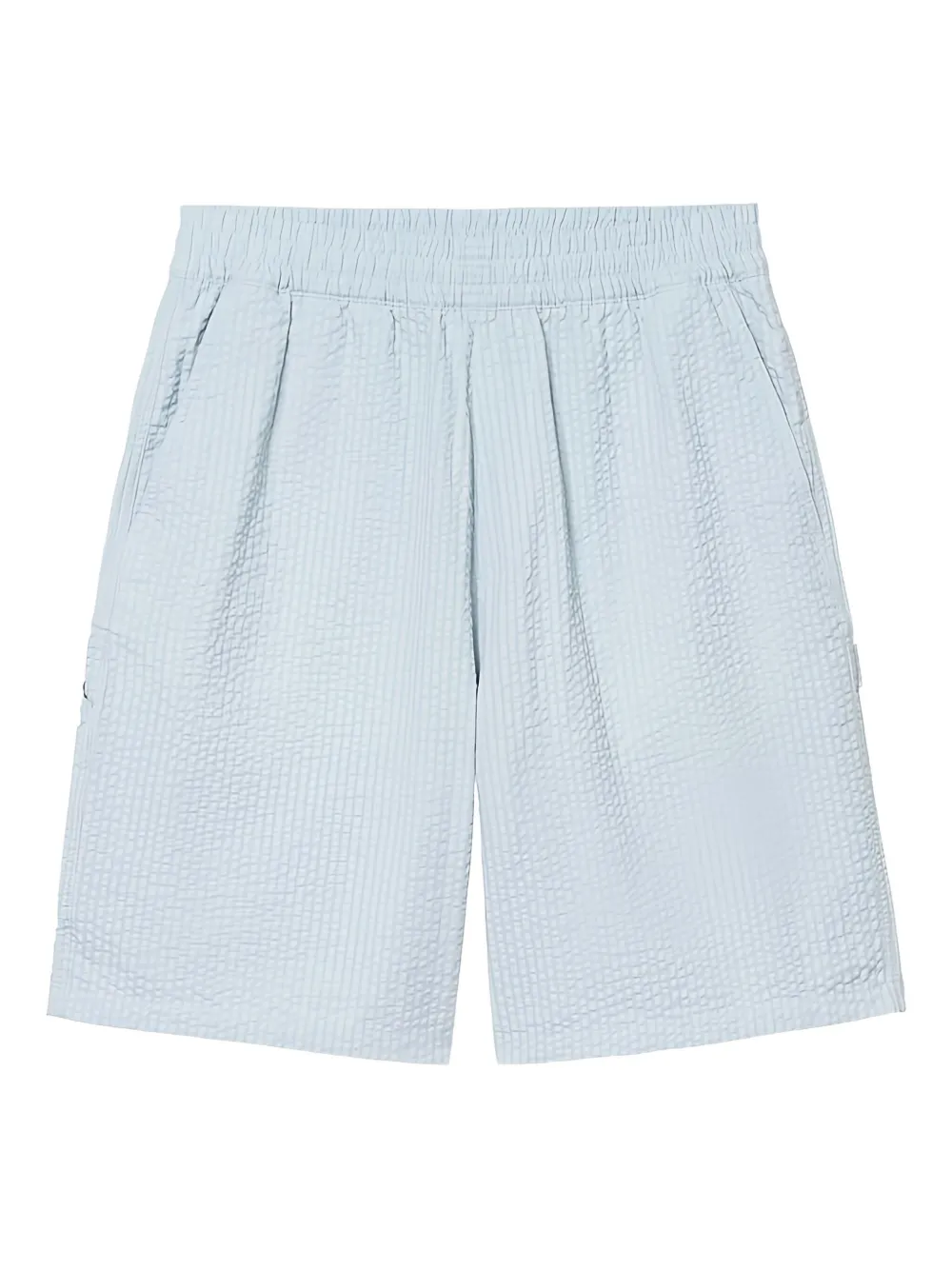 Carhartt Textured Elasticated Shorts In Blue