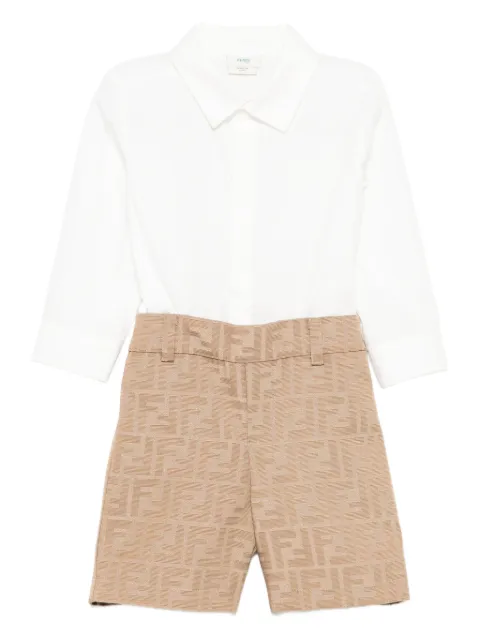 Fendi Kids FF-motif shorts set 
