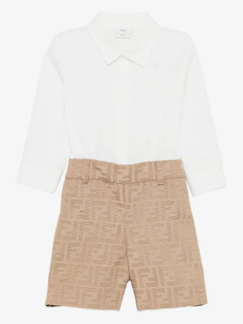 Fendi Kids shorts-sæt med FF-motiv