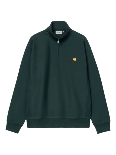 Carhartt WIP half-zip embroidered sweatshirt