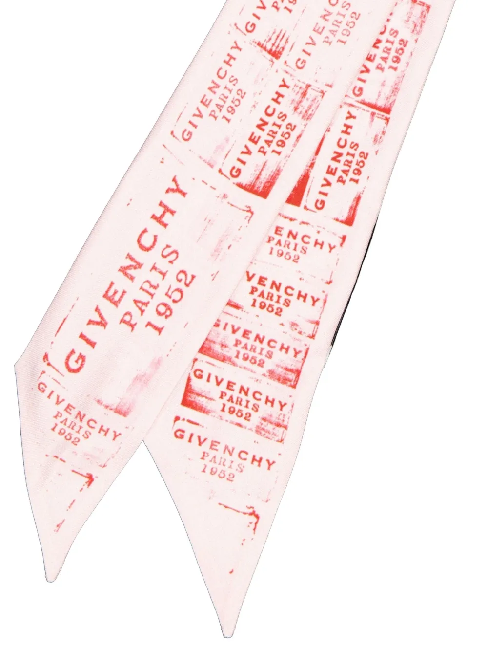 Givenchy Logo-stamp Silk Scarf In Pink