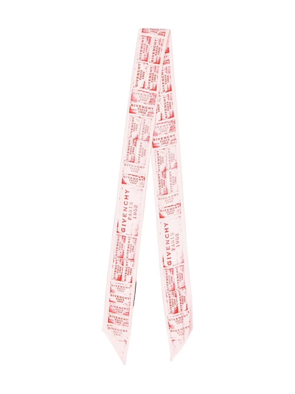 Givenchy Logo-stamp Silk Scarf In Pink
