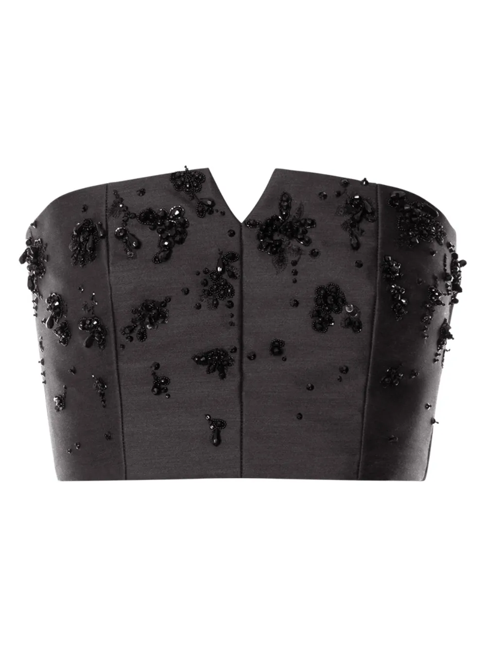 Alberta Ferretti embellished top - Nero