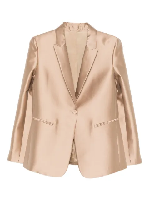 Alberta Ferretti buttoned peak-lapel jacket