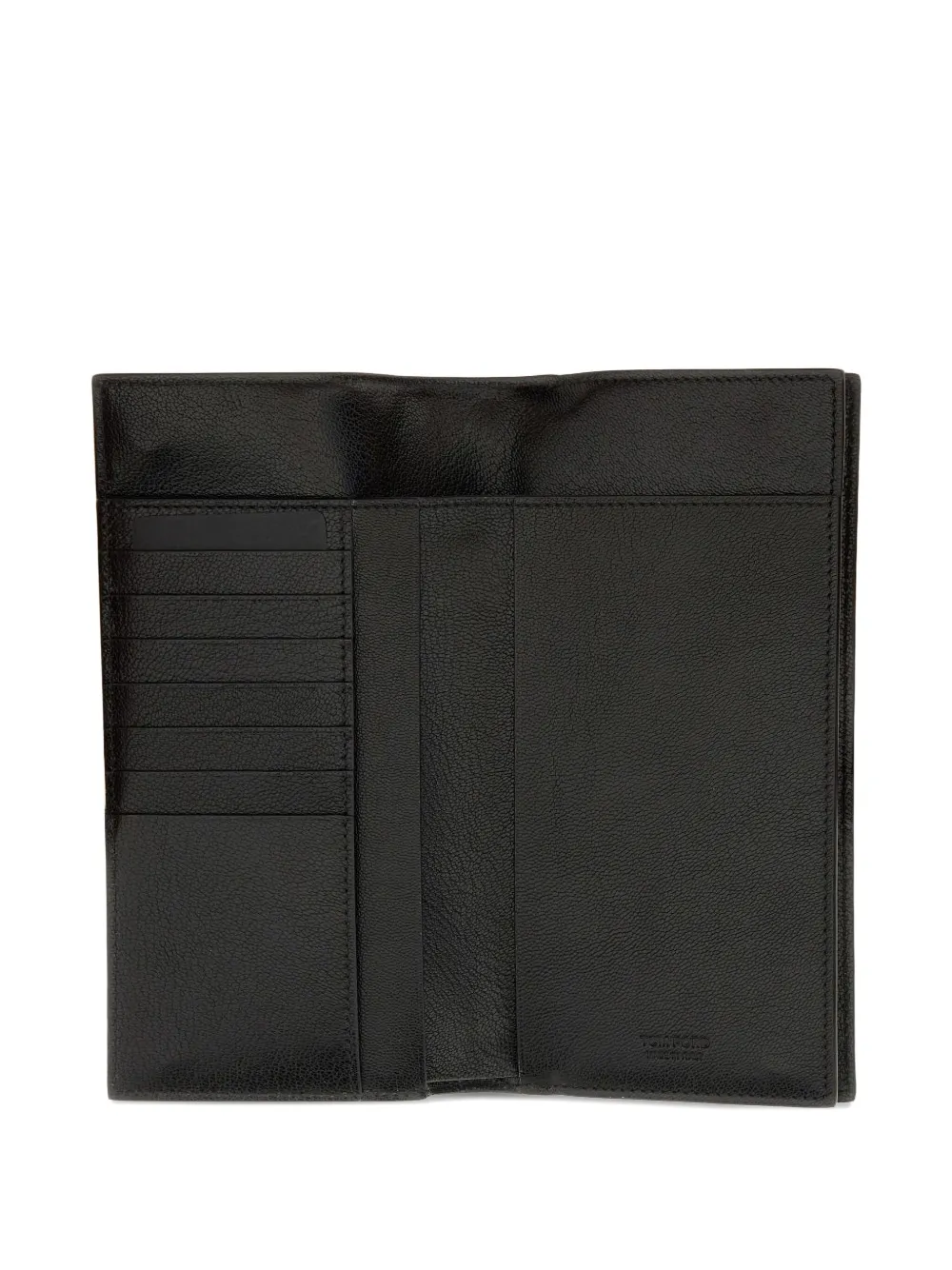 Tom Ford Logo-print Wallet In Black