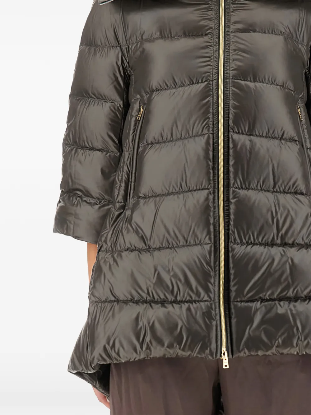 Herno Cleofe zip-up quilted coat | Oversized Coats | Image 2