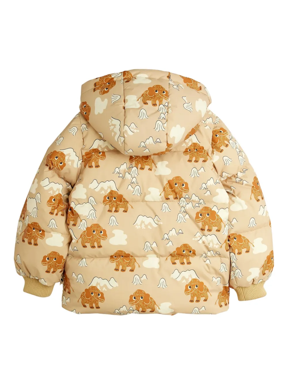 Mini Rodini patterned hooded coat | Teen Padded Coats | Image 2