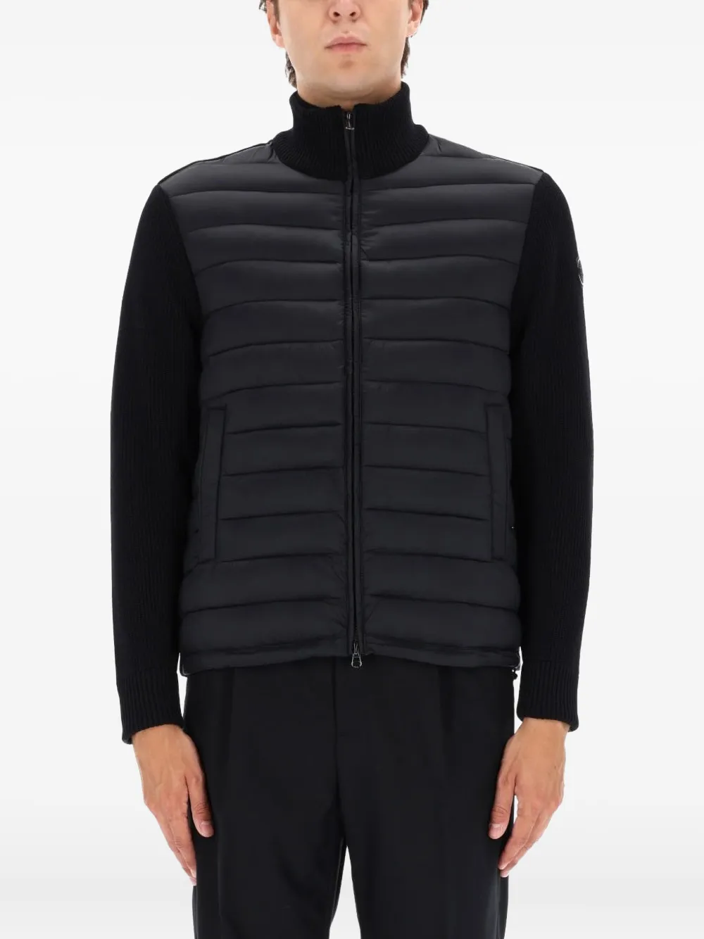 Colmar ribbed panelled jacket | Black | Image 1