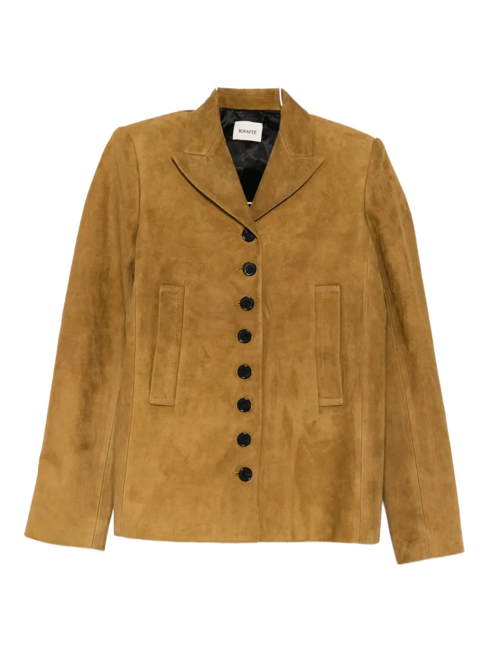 Khaite Suede Jacket In Brown