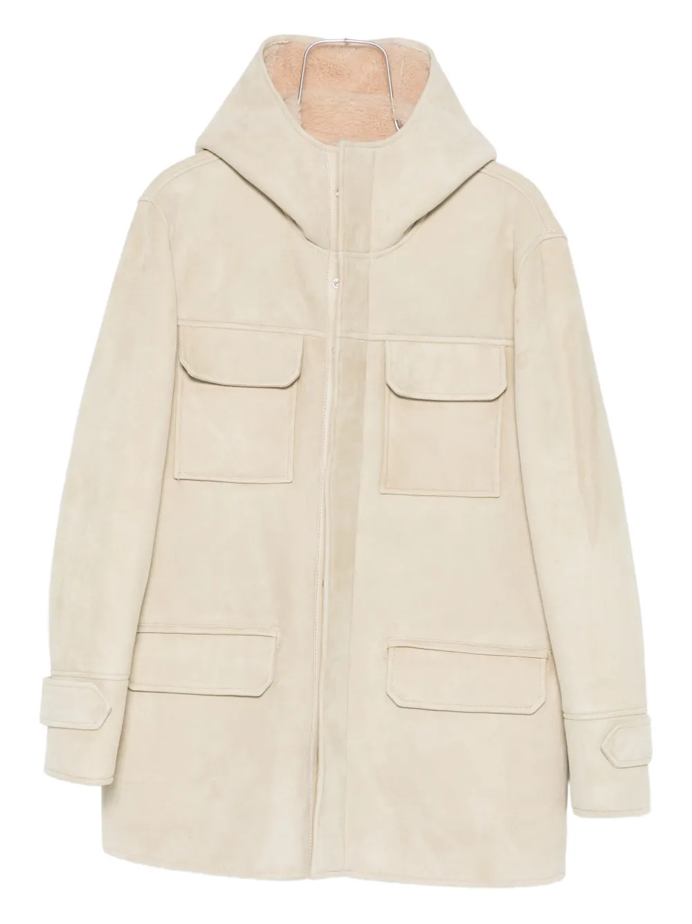 DONDUP hooded jacket | Neutrals | Image 1