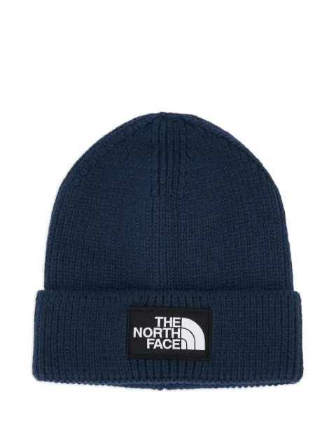 The North Face logo-box cuffed beanie