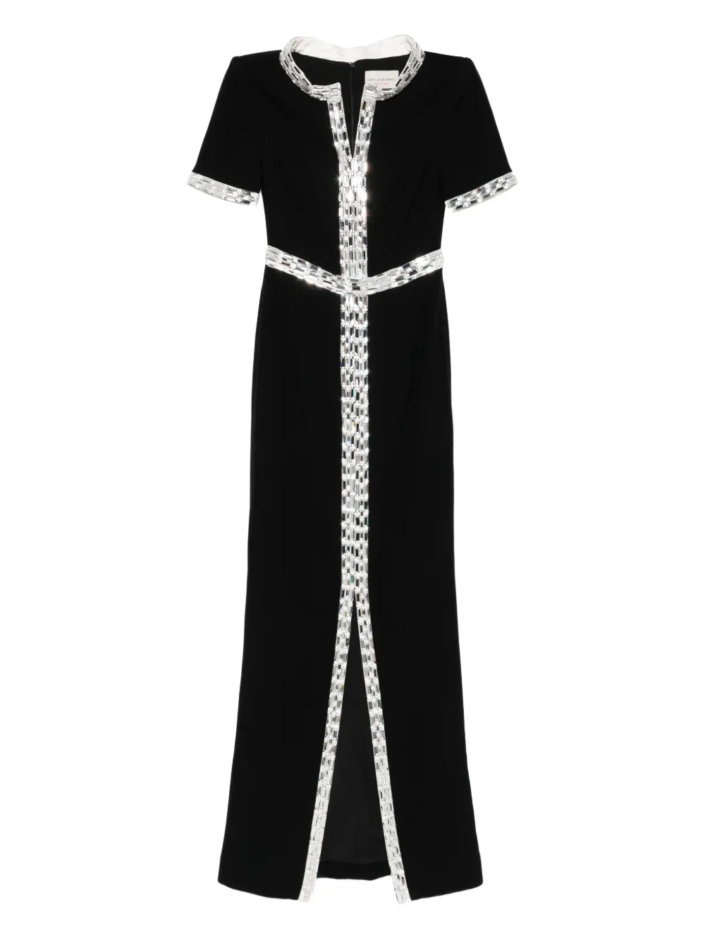 JEAN-LOUIS SABAJI crêpe maxi dress | Black | Image 1