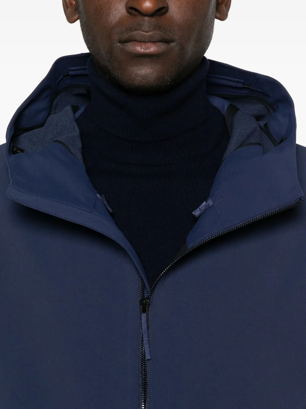 Veilance Jack met capuchon Blauw