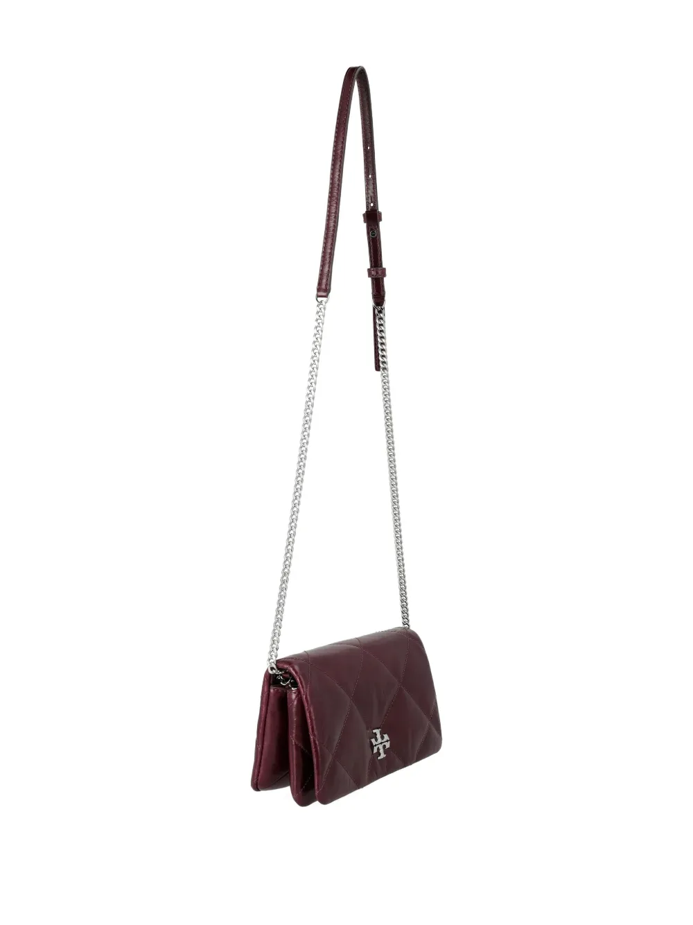 Tory Burch Kira Cross Body Bag In Burgundy