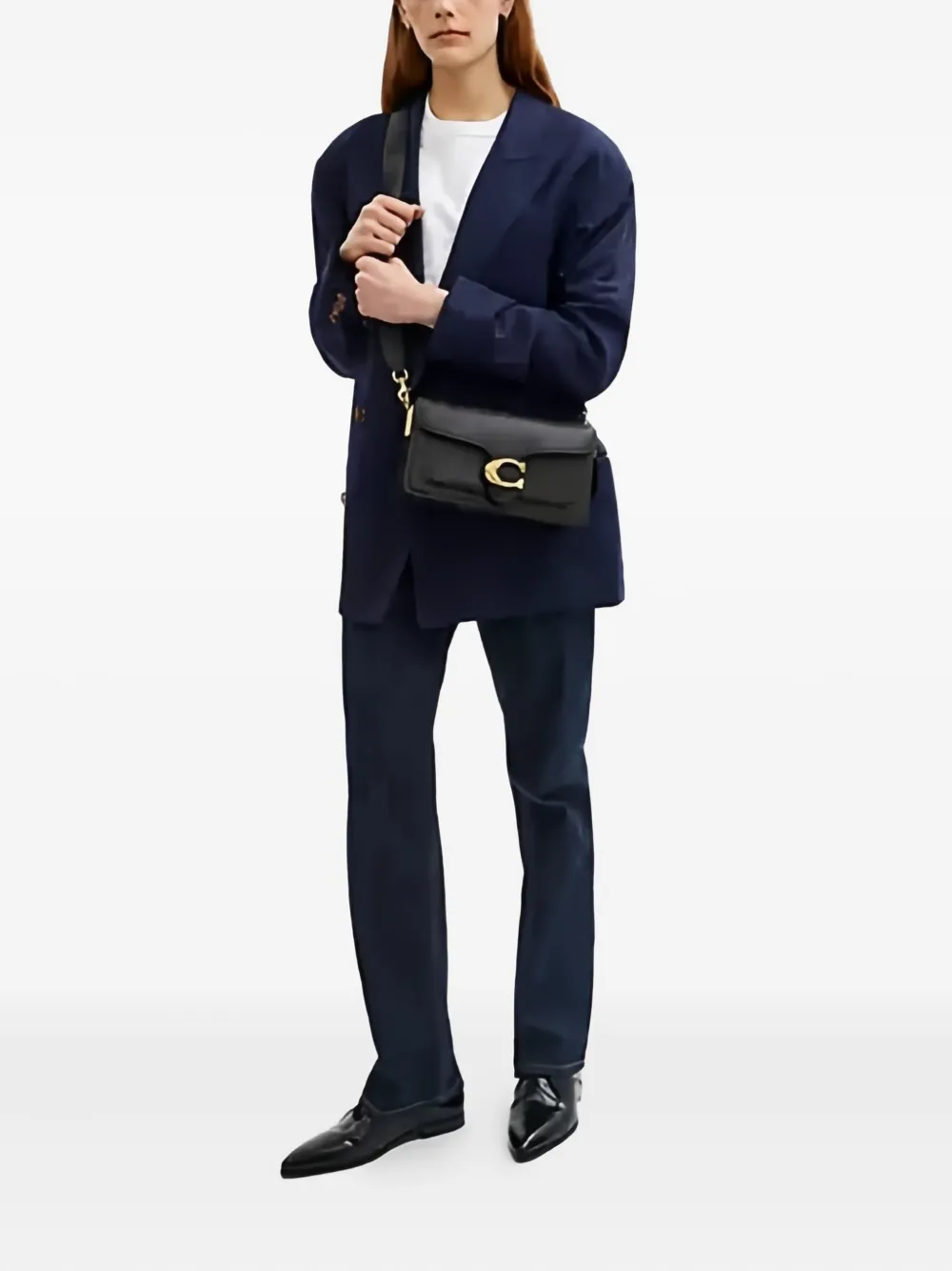 Coach Tabby C-logo tote bag - Zwart