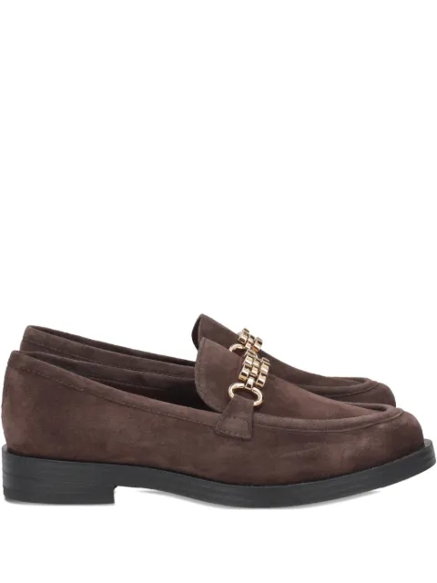 Tosca Blu chain-detail loafers