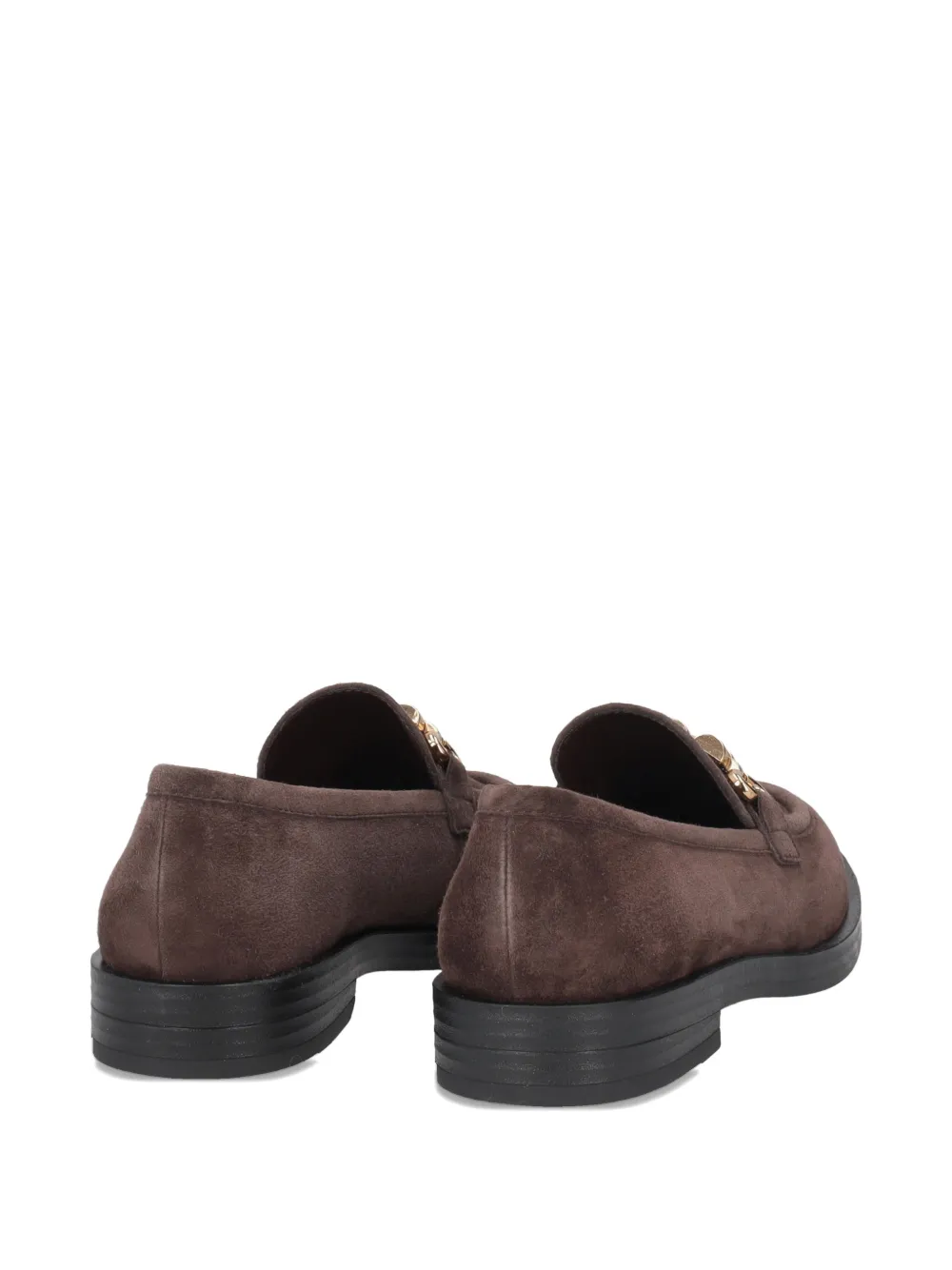 Tosca Blu Loafers met kettingdetail Bruin