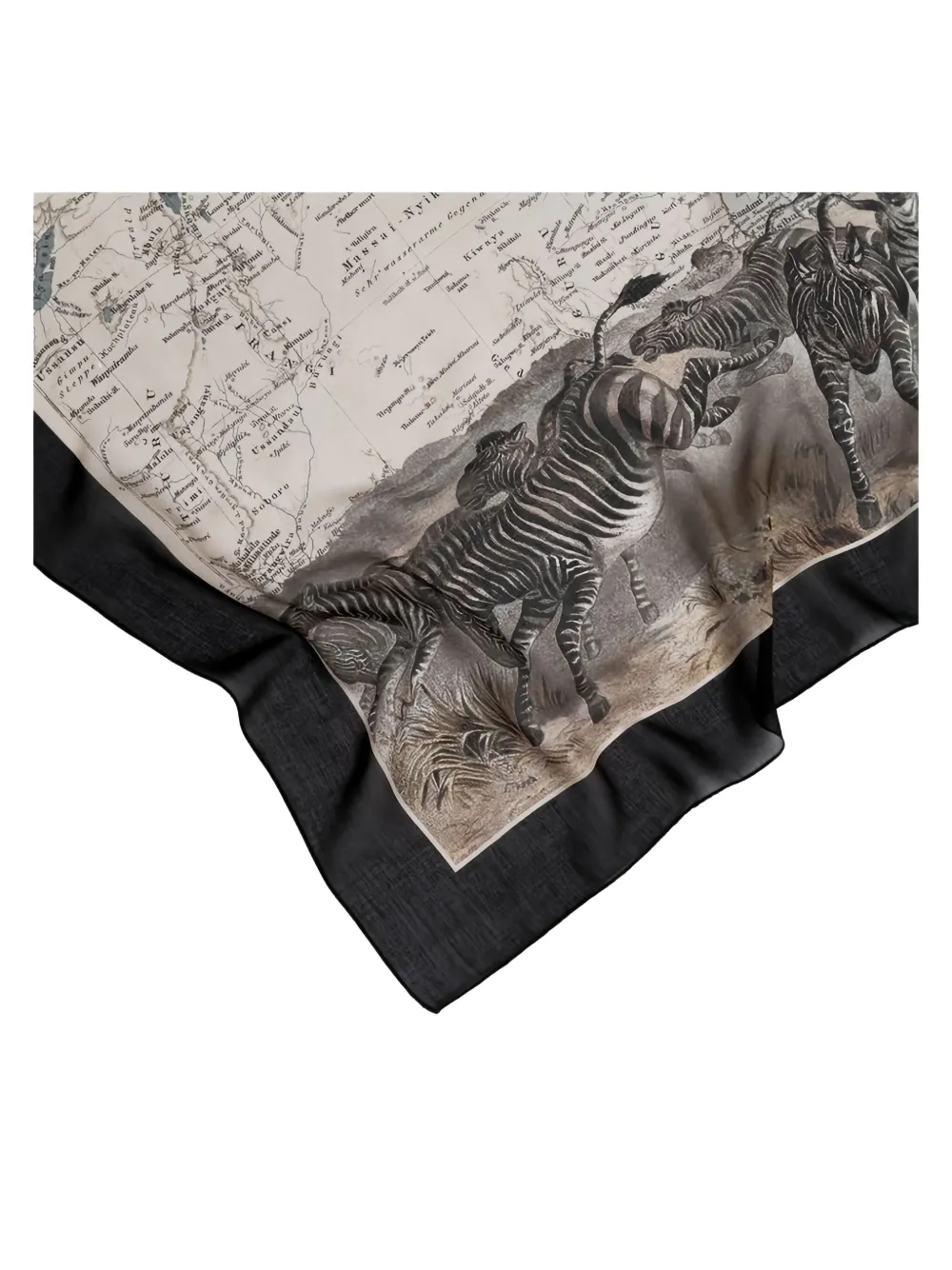 MAOULI Elewisa animal scarf - Beige