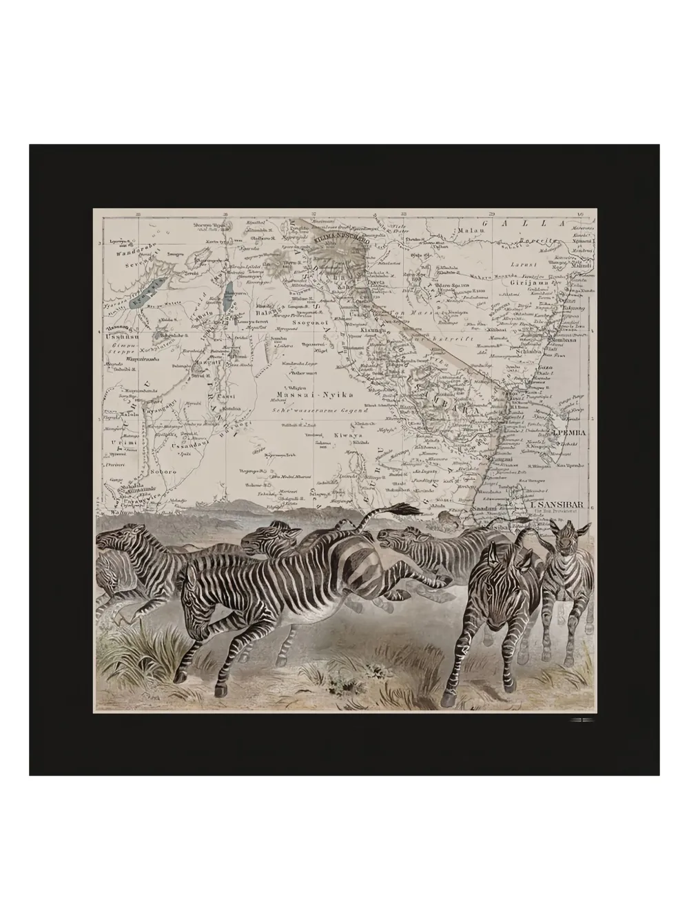 MAOULI Elewisa アニマルスカーフ - ニュートラル MAOULI Elewisa アニマルスカーフ - ニュートラル