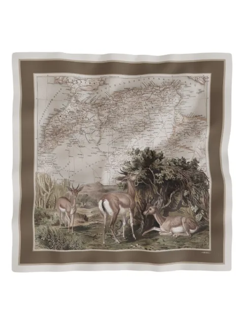 MAOULI Saïda printed scarf