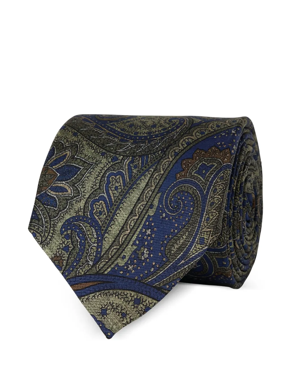 ASCOT cravate à motif cachemire | bleu | Image 1
