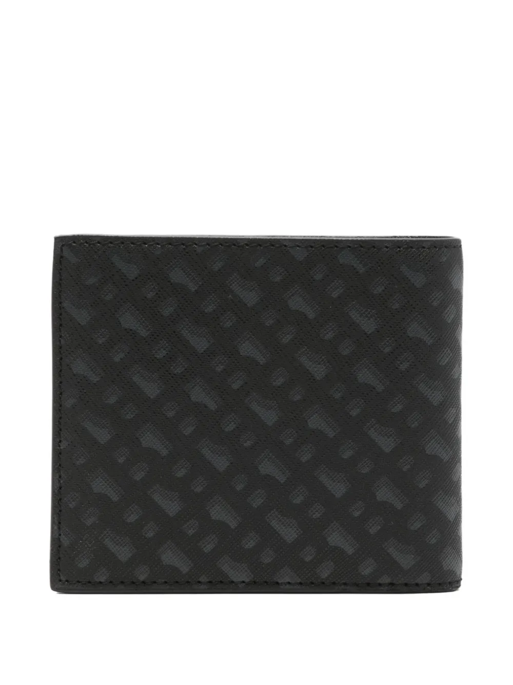 Hugo Boss Monogram-print Wallet In Black