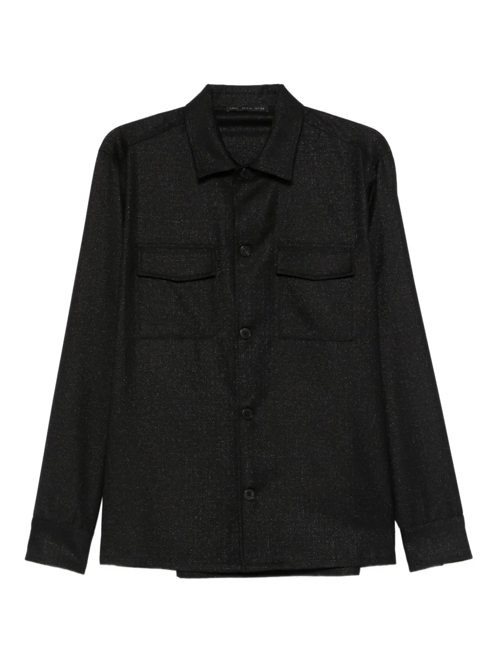 Low Brand sobrecamisa con botones | negro | Image 1
