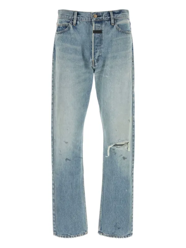 Fear Of God ダメージ ジーンズ | ブルー | FARFETCH JP