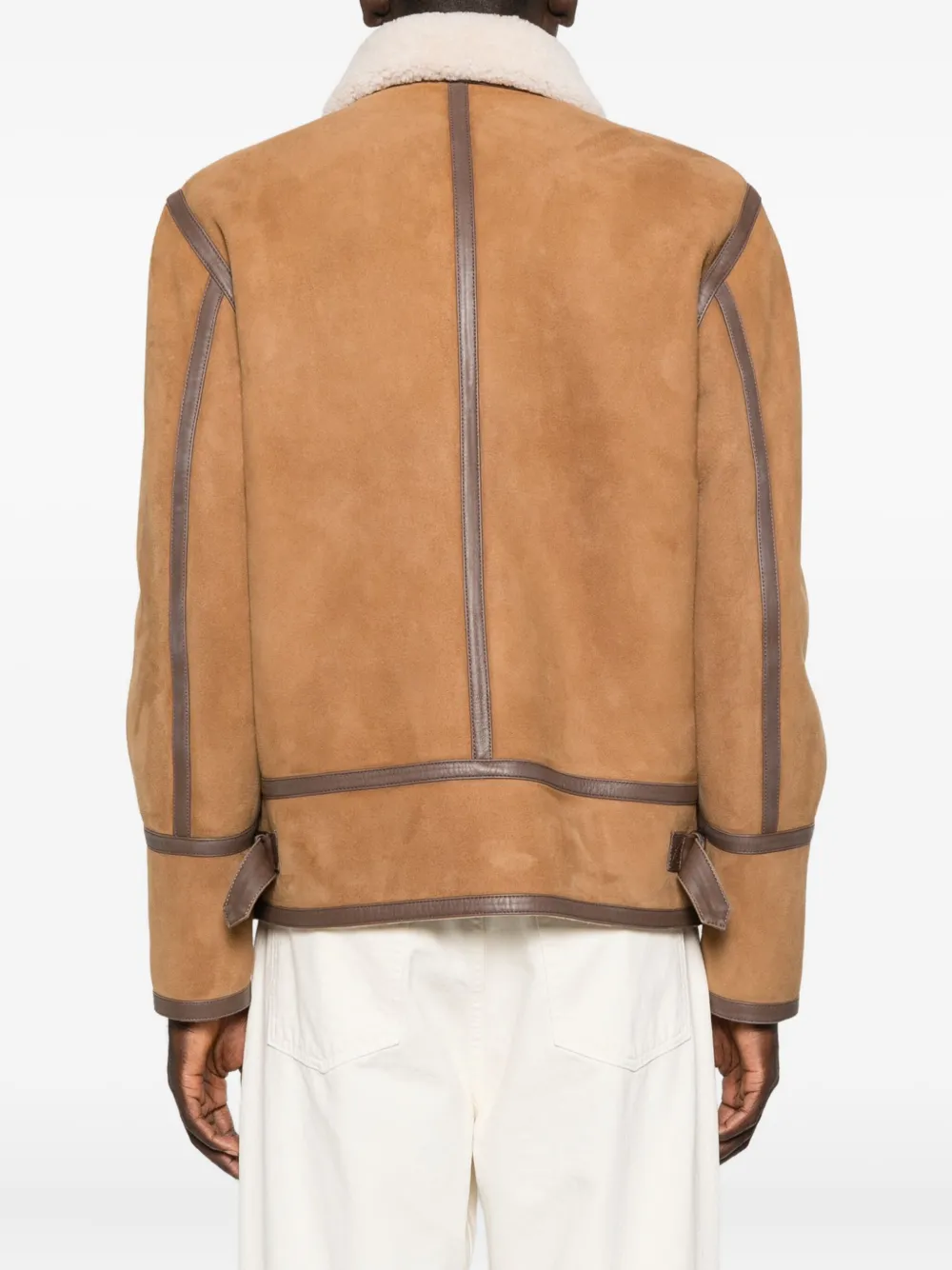 Dondup Zip-up Leather Jacket In Brown