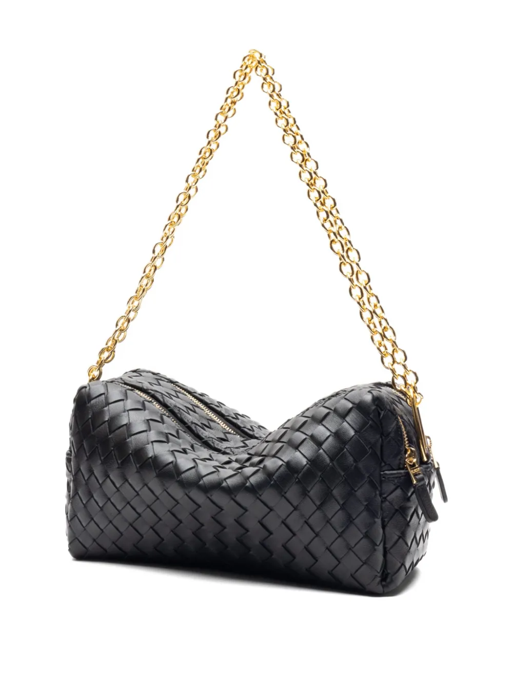 Elleme Trousse woven chain luggage - Zwart