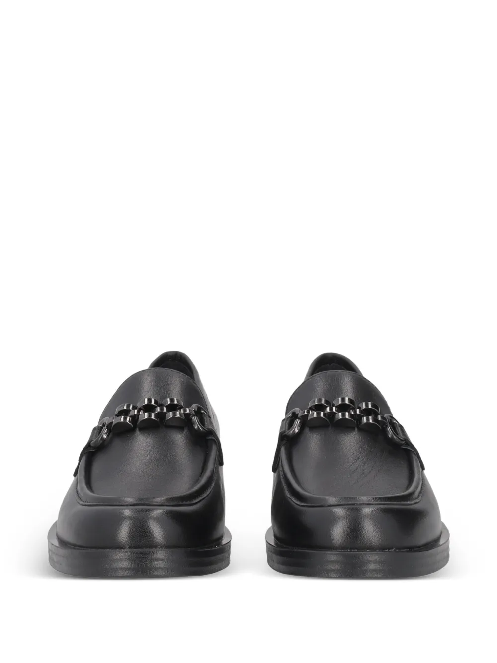 Tosca Blu Loafers met ketting Zwart