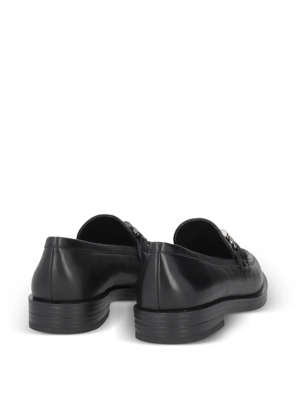 Tosca Blu Loafers met ketting Zwart