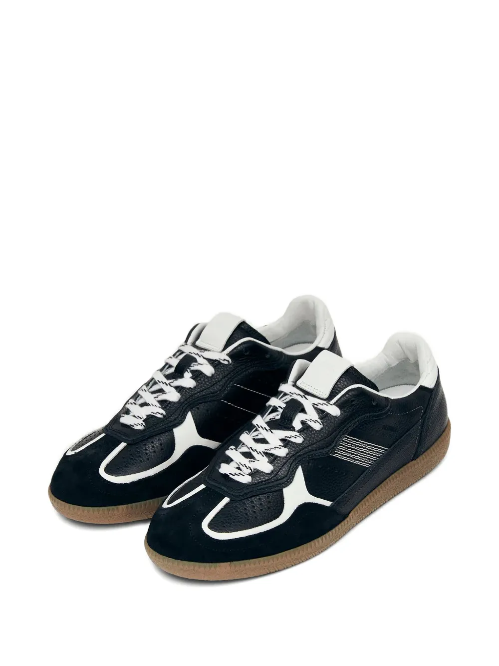 ALOHAS lace-up panelled sneakers - Zwart